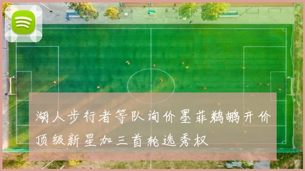湖人步行者等队询价墨菲鹈鹕开价顶级新星加三首轮选秀权